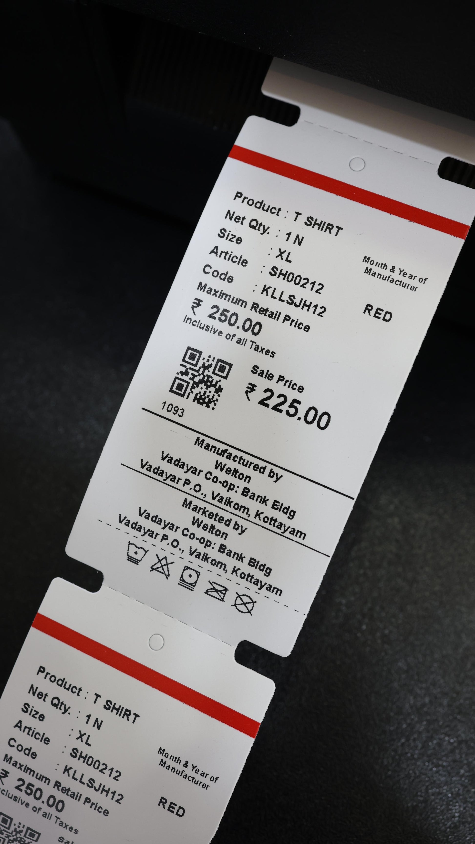 GARMENT TAG