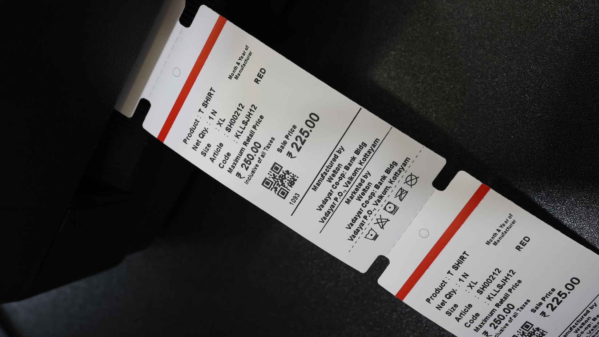 GARMENT TAG